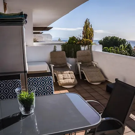 Apartment Sea View With Great Terrace And 4 Pools - Duquesa 308 *